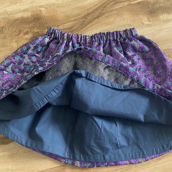 Girls Purple Skirt European Repose AMS size 6 Cheetah Print - Picture 4 of 5